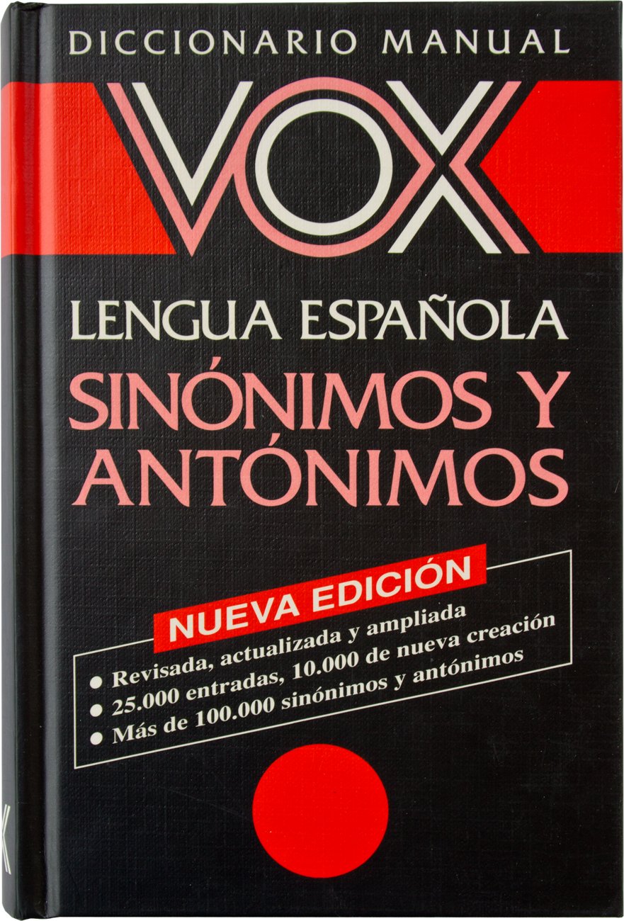 Diccionario manual de sinónimos y antónimos