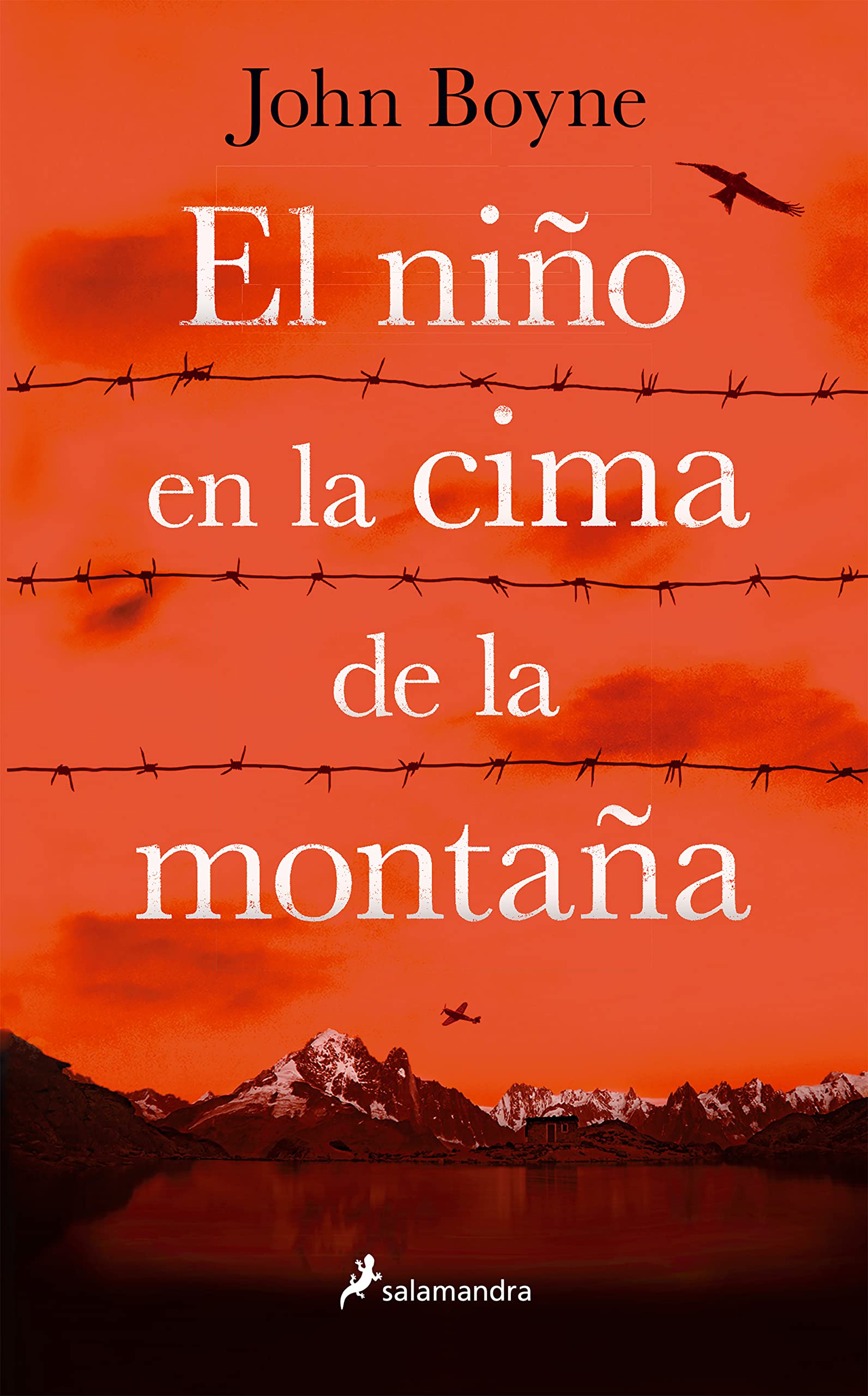 El niño en la cima de la montaña