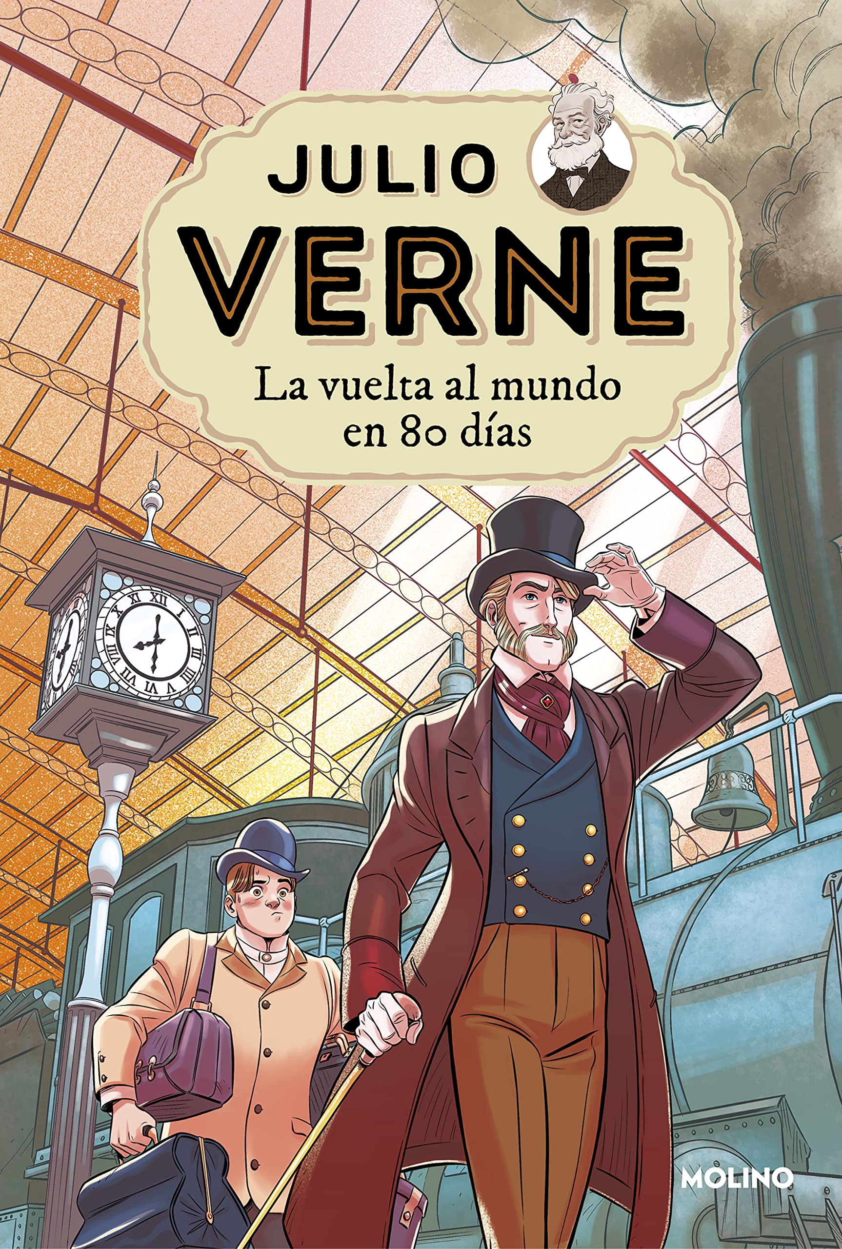 La vuelta al mundo en 80 días (edición actualizada, ilustrada y adaptada): 002 (Inolvidables)
