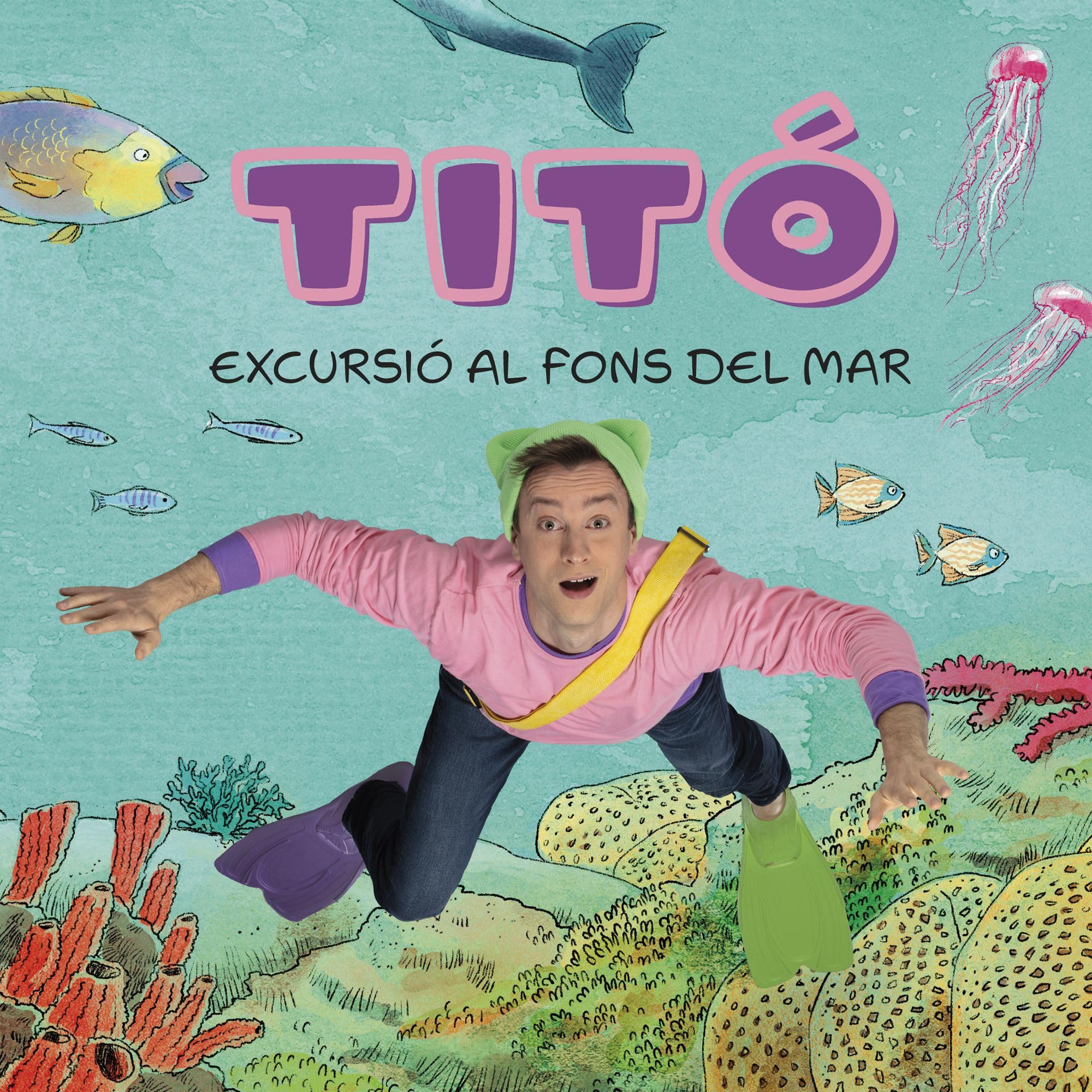 Titó. Excursió al fons del mar: Llibre de cartró amb solapes (Les excursions d'en Titó)