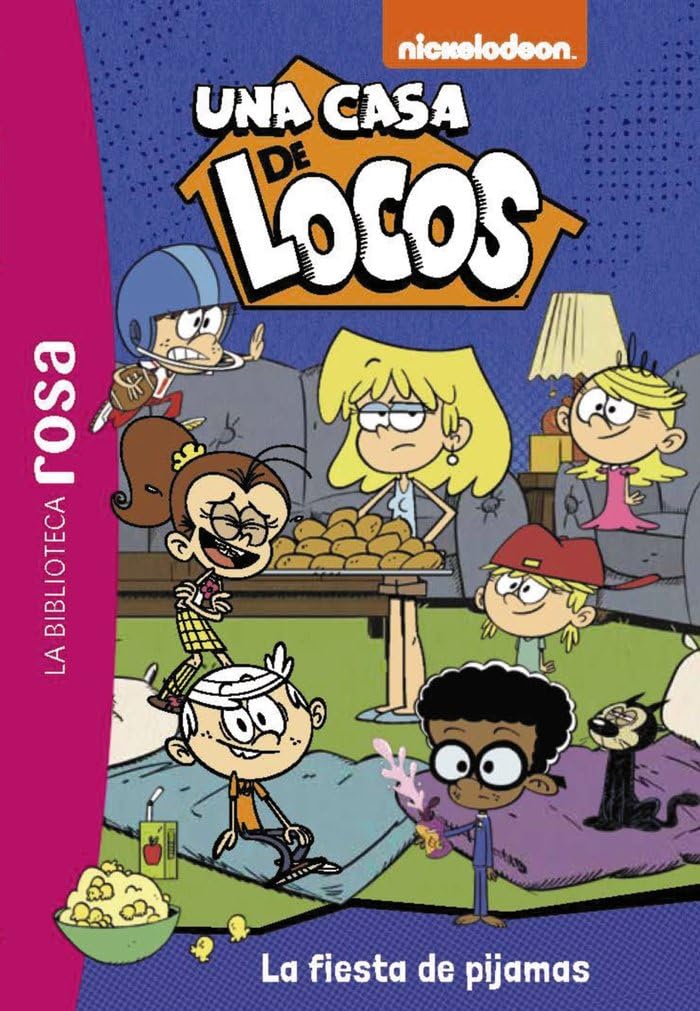 La biblioteca rosa. Una casa de locos, 8. La fiesta de pijamas (Hachette INFANTIL)