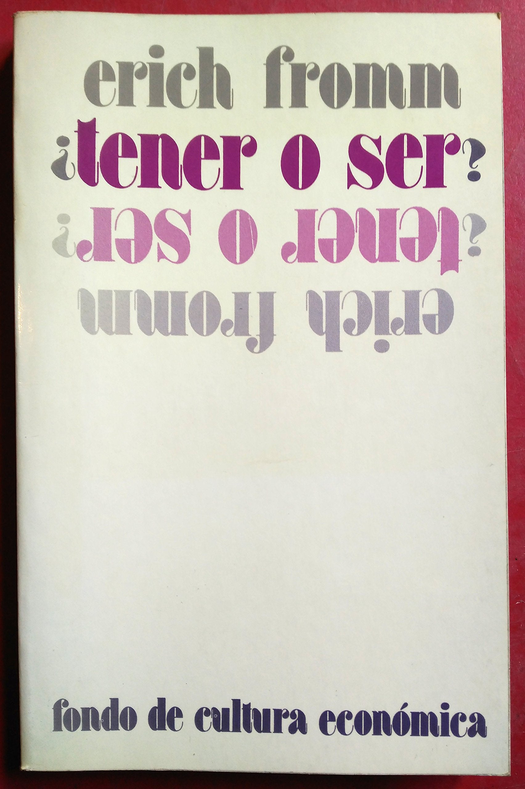 TENER O SER (SIN COLECCION)