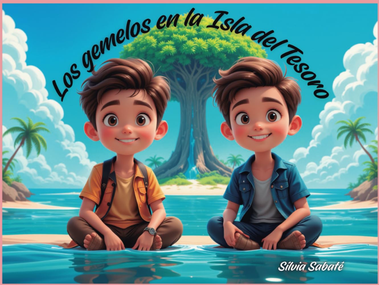 Los gemelos en la isla del tesoro. Libro infantil ilustrado, para niños entre 4 y 8 años, donde aprenderán el placer de compartir: El tesoro compartido