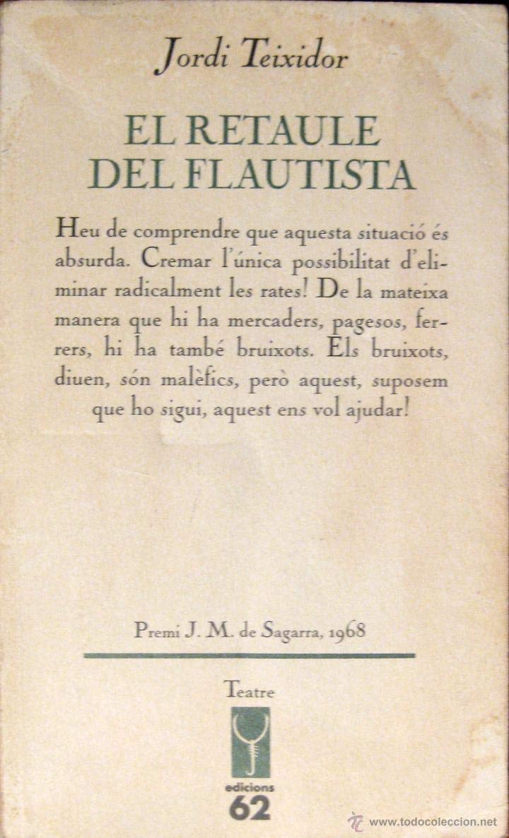 El retaule del flautista (El Galliner. L'Escorpí/Teatre)