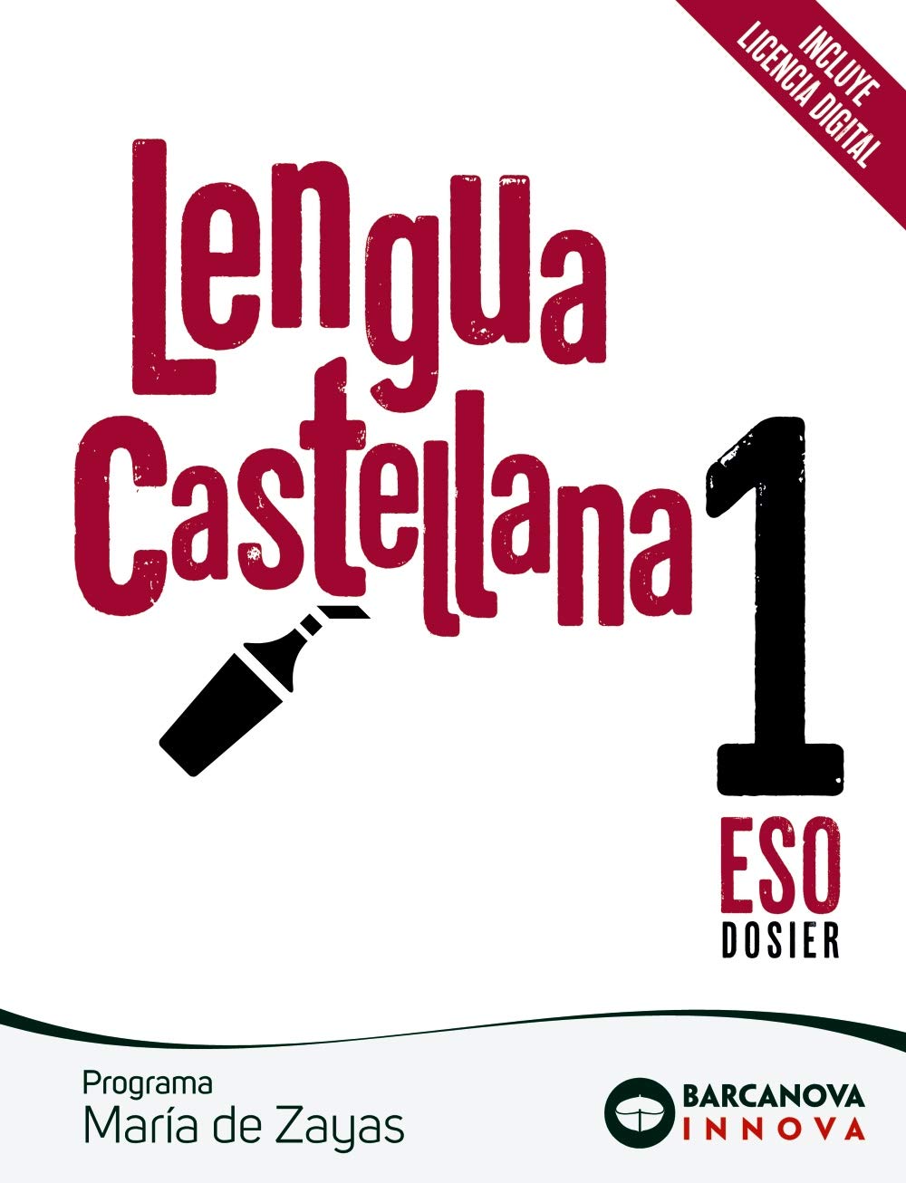 María de Zayas 1 ESO. Lengua castellana: Novetat (Innova) - 9788448950491