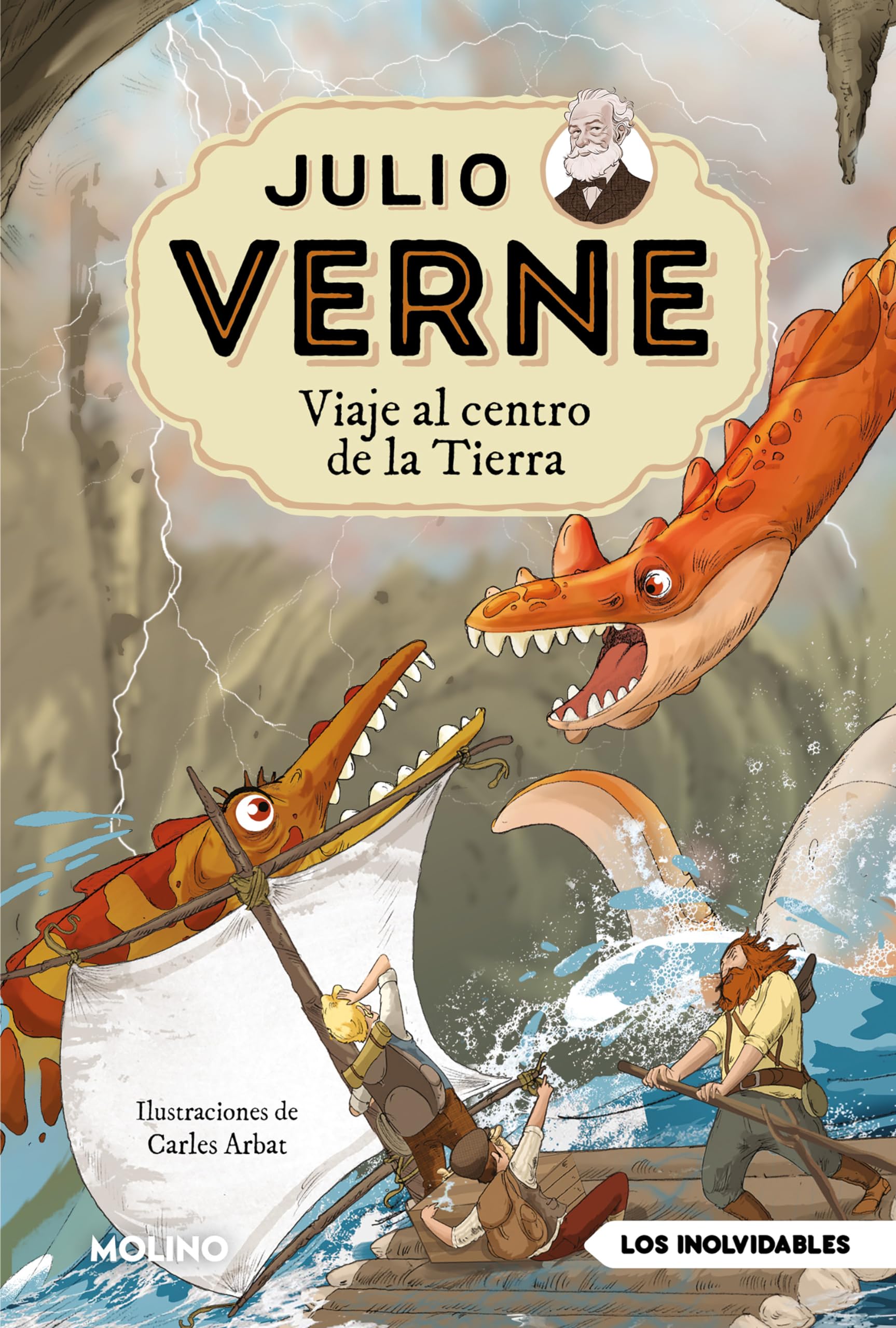 Julio Verne - Viaje al centro de la Tierra (edición actualizada, ilustrada y adaptada): - (Inolvidables)