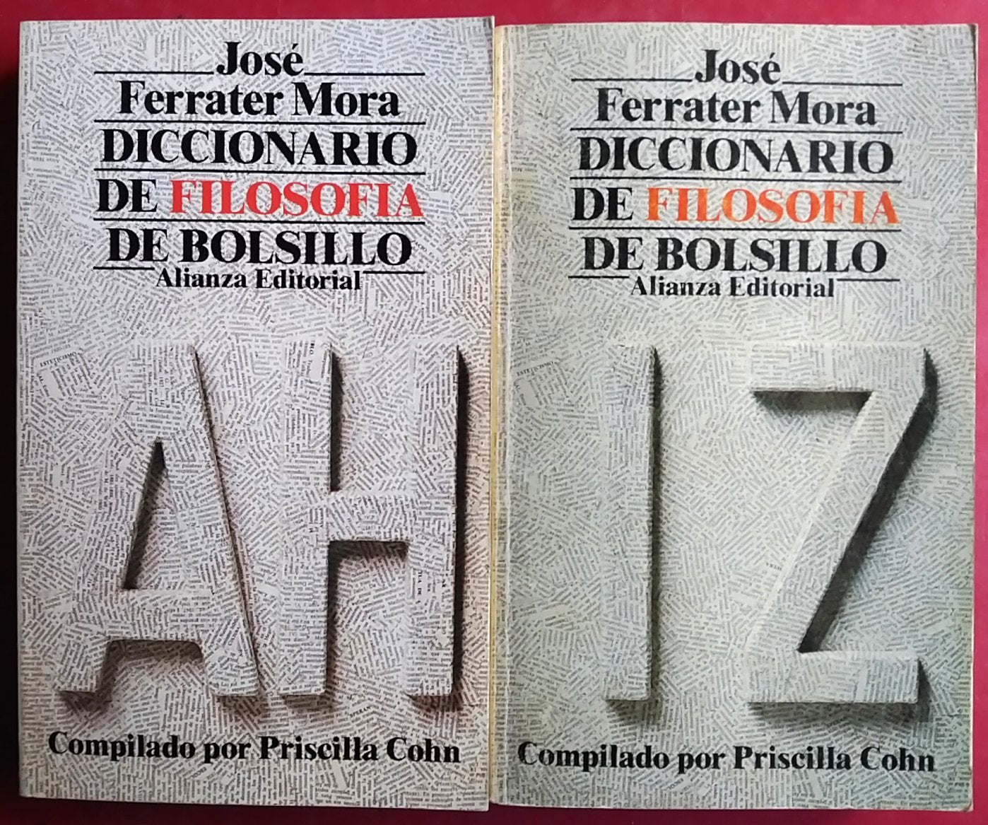 Diccionario de filosofia de bolsillo (2 vols) / 9788420636719
