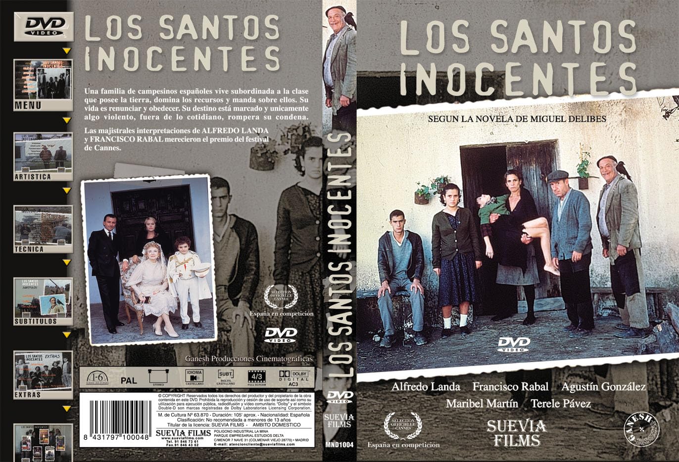 Los_santos_inocentes [Reino Unido] [DVD]
