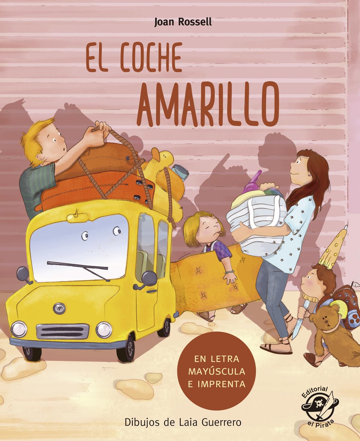 El coche amarillo: En letra MAYÚSCULA y de imprenta: libros para niños de 5 y 6 años: 8 (Aprender a leer en letra MAYÚSCULA e imprenta)