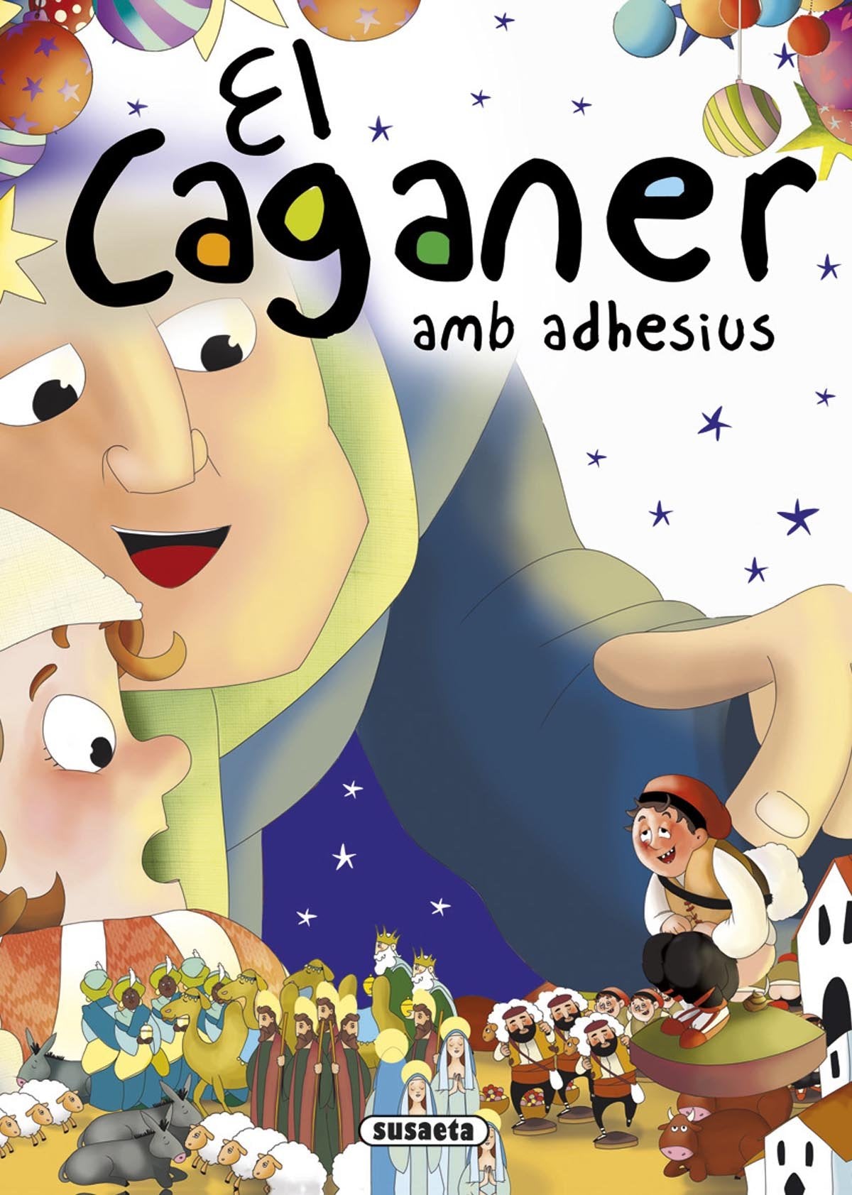 El caganer amb adhesius (Contes i tradicions catalanes amb adhesius)