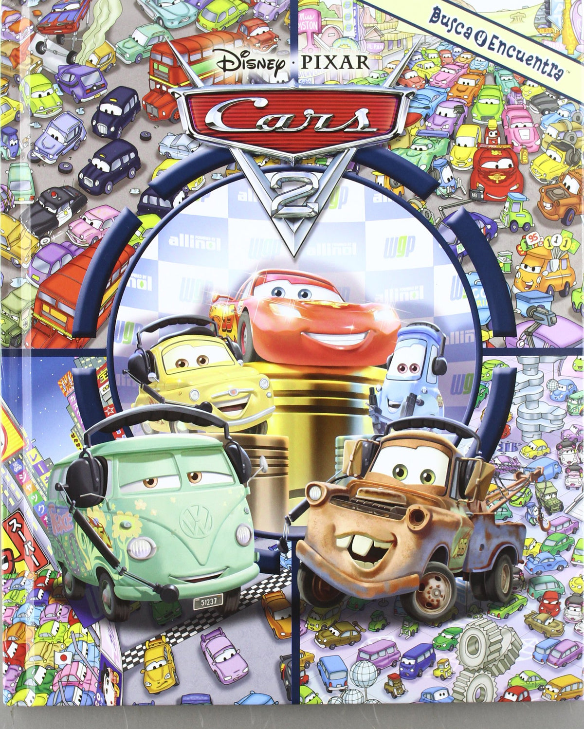 Cars 2 Busca Y Encuentra Gran Formato L&F