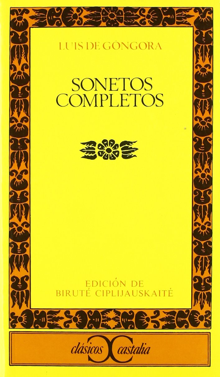 Sonetos completos .: 001 (CLASICOS CASTALIA. C/C.)