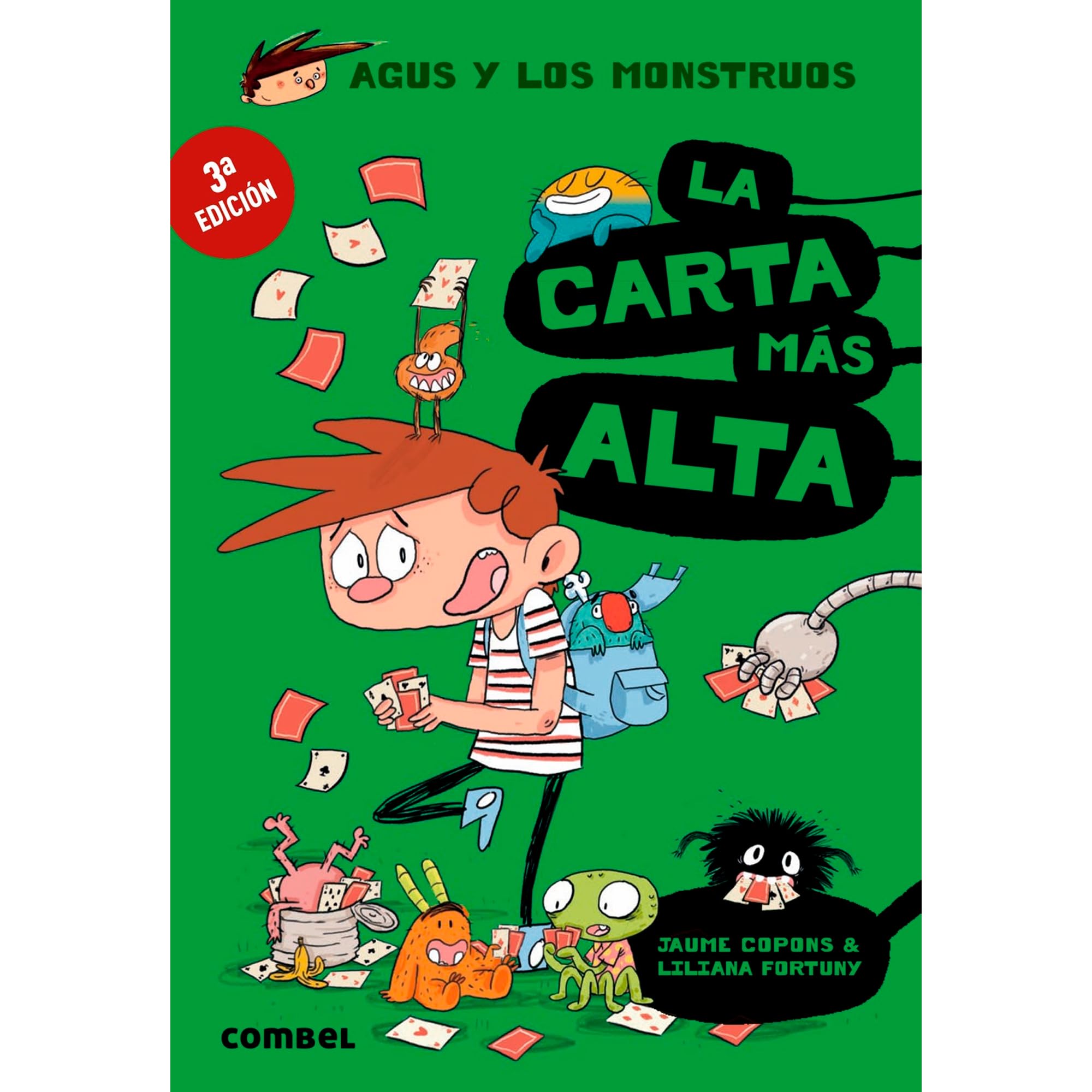 La carta más alta (Agus y los Monstruos 7) - Novela Gráfica Infantil 8 Años | Fomenta la Lectura