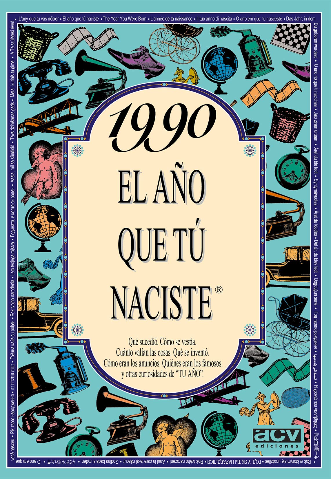 1990 EL AÑO QUE TÚ NACISTE - Regalo de cumpleaños ideal para quienes cumplen 36 años en 2026