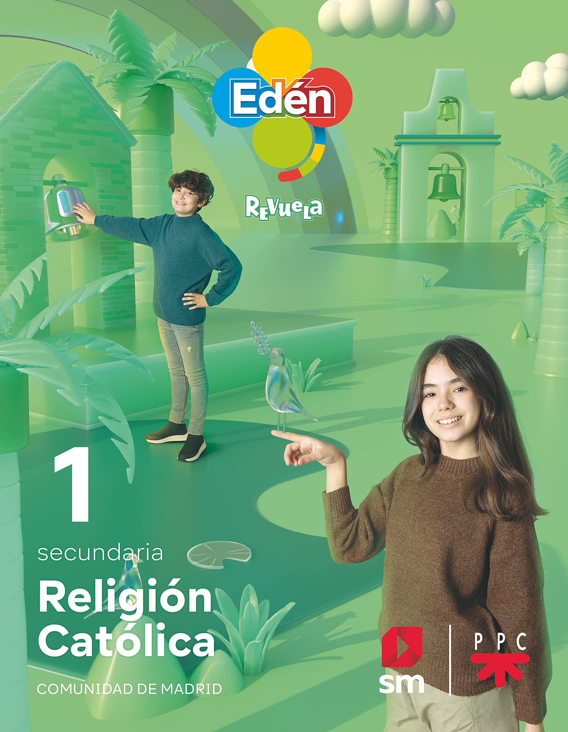 Religión católica. 1 ESO Edén. Revuela (Madrid) - 9788411201223