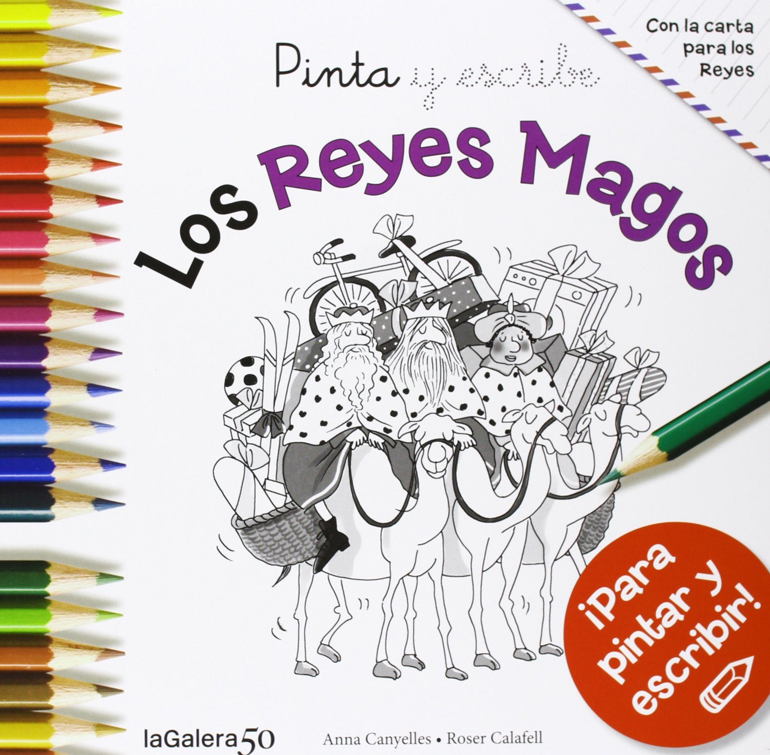 Pinta y escribe los Reyes Magos: 61