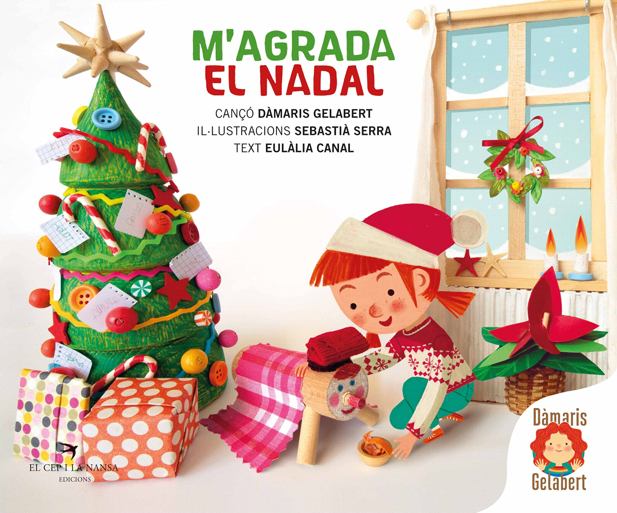 M'agrada el Nadal. 4rt llibre de la col·lecció de Dàmaris Gelabert. La història màgica per a connectar amb el Nadal. Inclou cançons pròpies de l'autora. Tapa dura. Per a infants a partir de 2 anys.