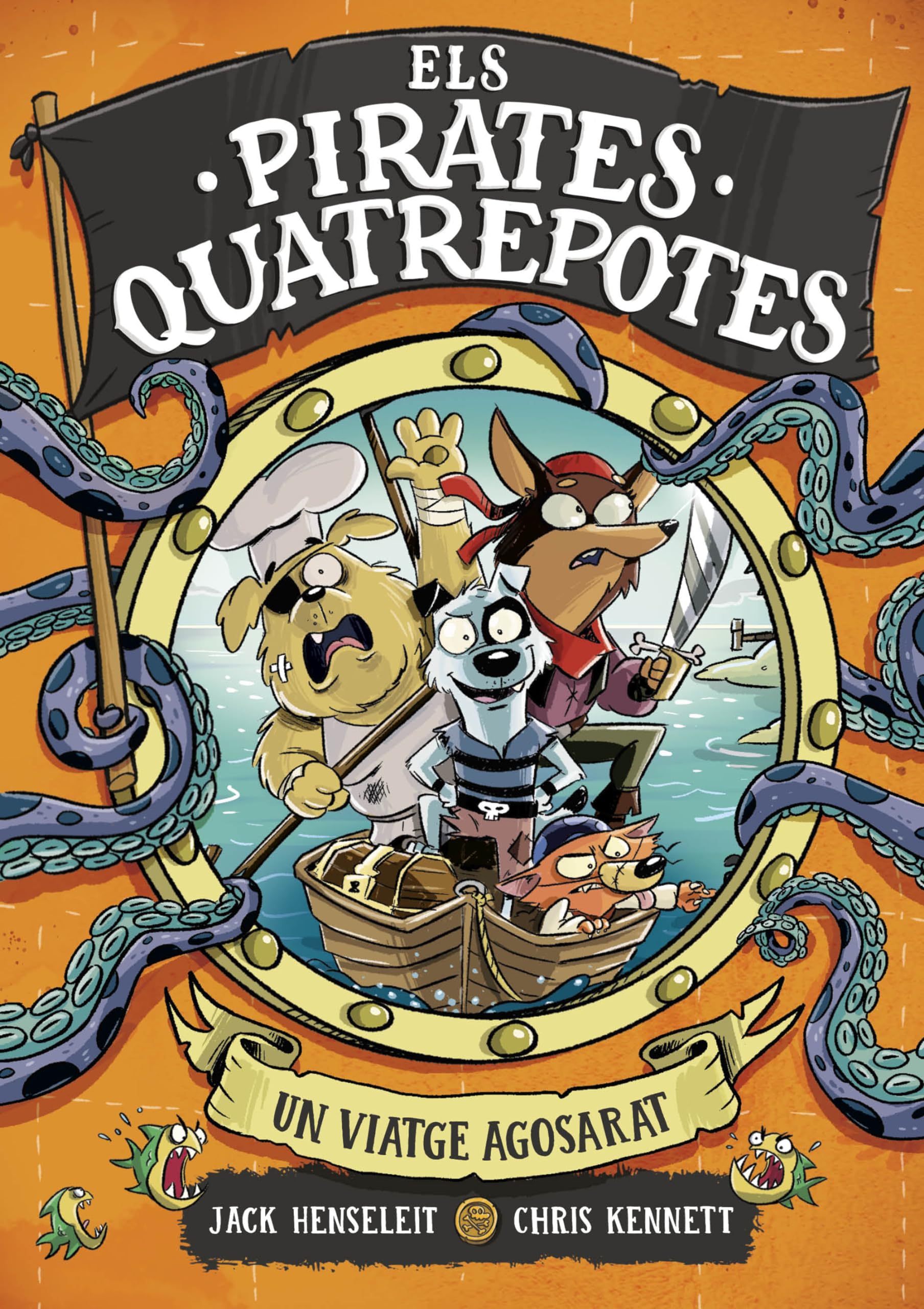 Els Pirates Quatrepotes 1 - Un viatge agosarat (Llibres d'humor per a nens)