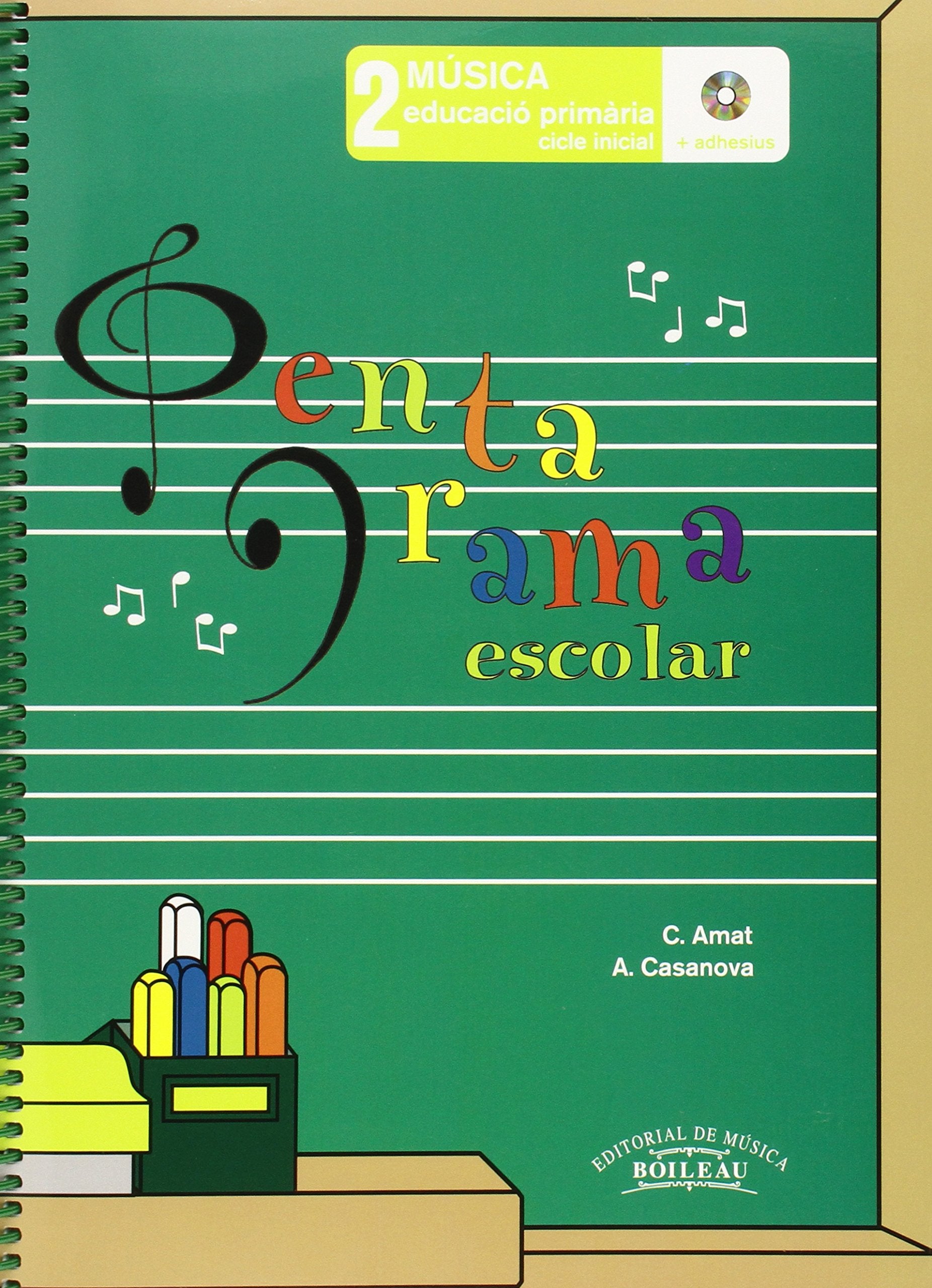 Pentagrama Escolar 2 - Català (Llibre + CD): Educació Primària. Cicle Inicial