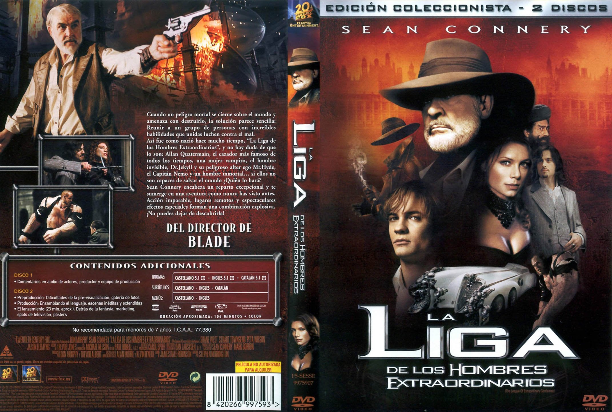 La Liga De Los Hombres Extraordinarios [DVD]