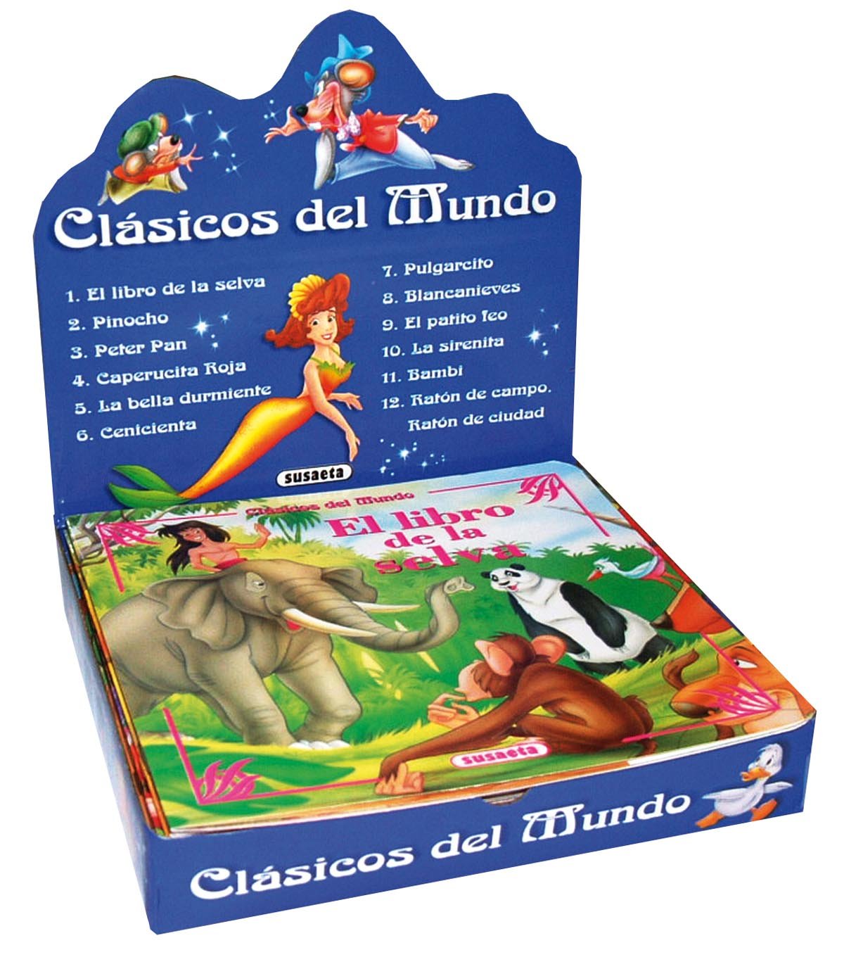 Clásicos del mundo, lote de 24 ejemplares (2 ejemplares de cada libro)