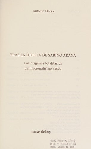 Tras la huella de Sabino Arana
