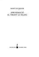 Aproximació al Tirant lo Blanc: 8 (Assaig)