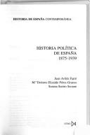 Historia política, 1875-1939: 193 (Fundamentos)