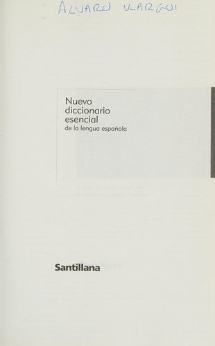 Nuevo diccionario esencial de la lengua española